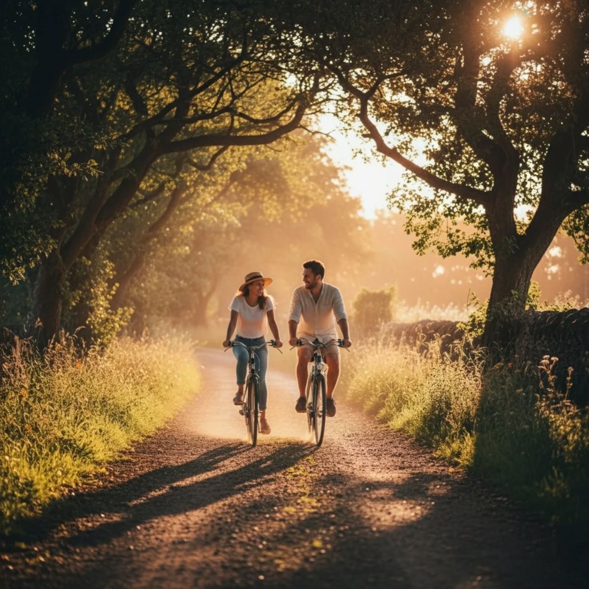 Group of cyclists riding together on a scenic Finnish route near Helsinki